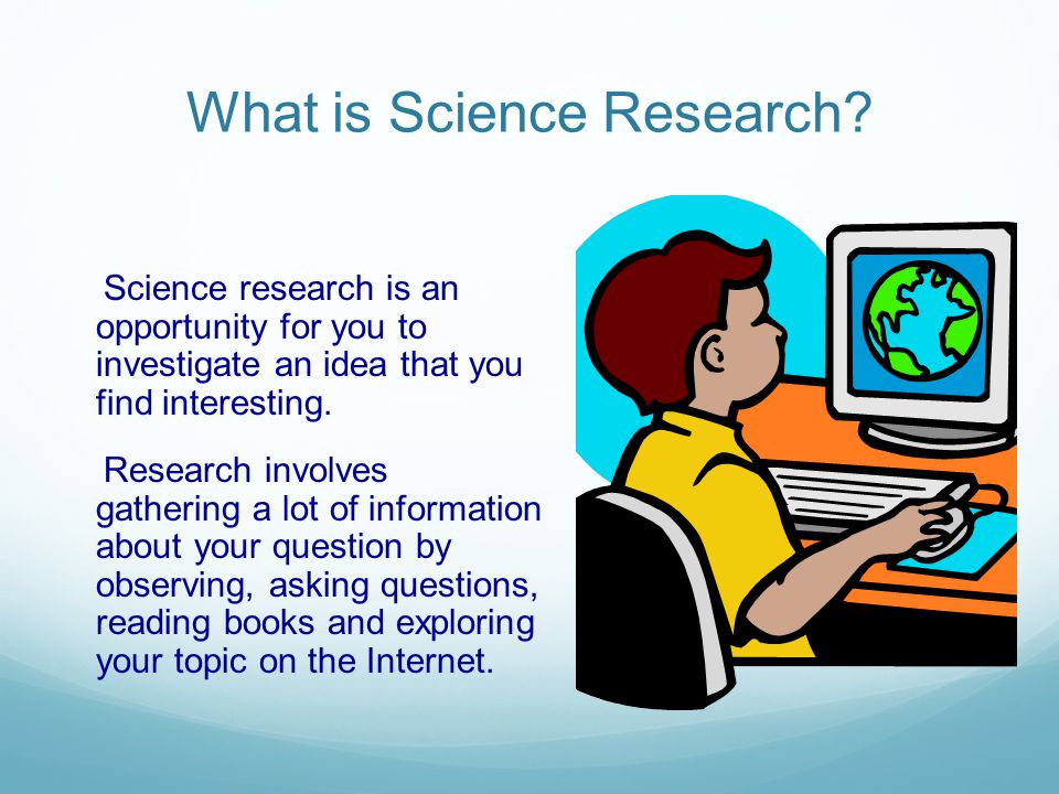 What is Science Research
