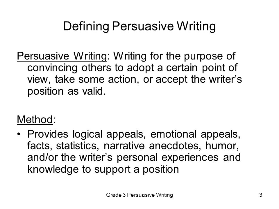 definition of persuasive argument