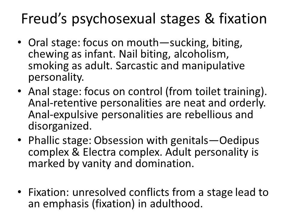 Freud's Psychosexual Stages Of Development