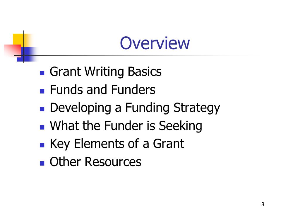 Grant Writing: Keys to Developing an Effective Proposal