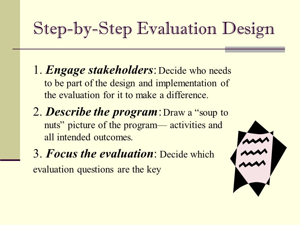 Step-by-Step Evaluation Design