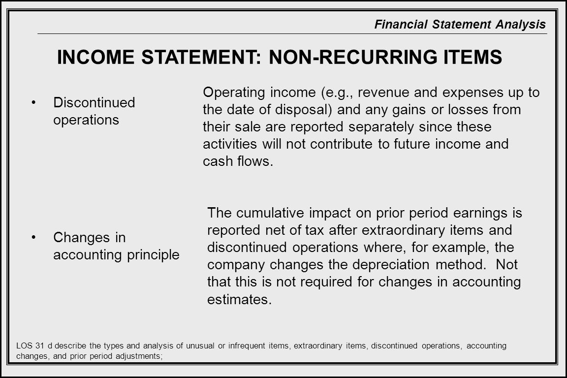 extraordinary items accounting standards removal questio extraordinary items accounting standards removal questio
