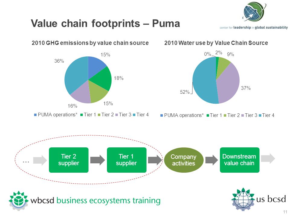 Value chain footprints – Puma