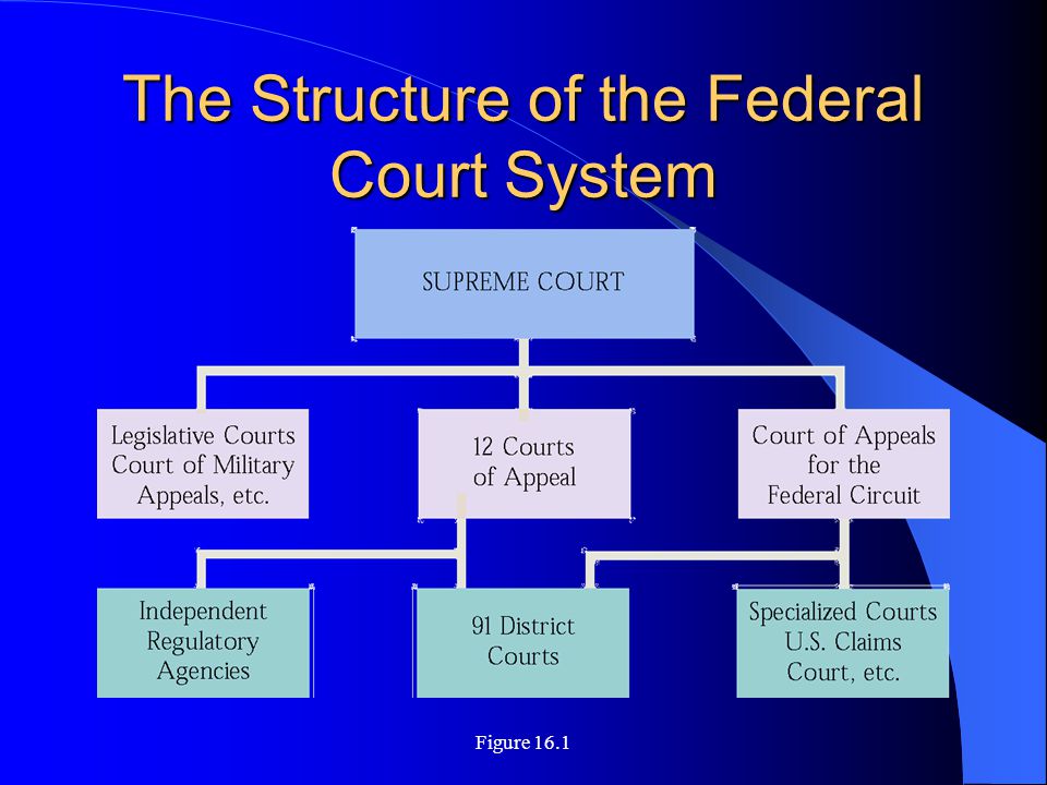 Federal Court System Structure Chart