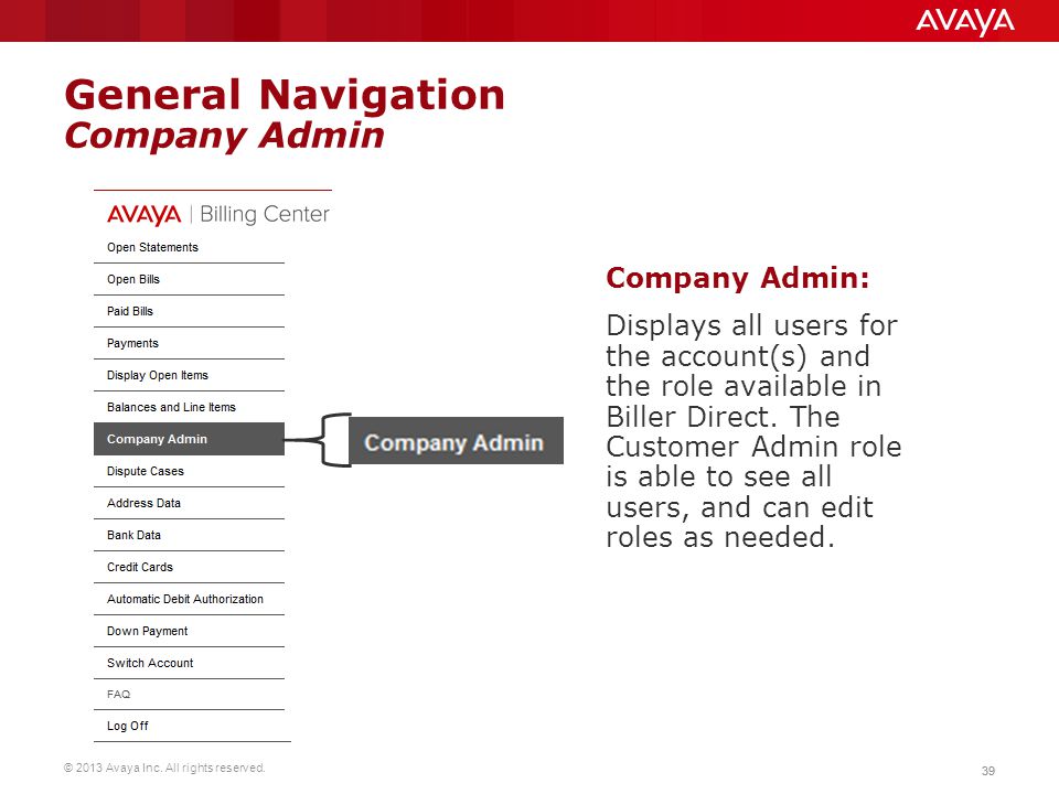 General Navigation Company Admin