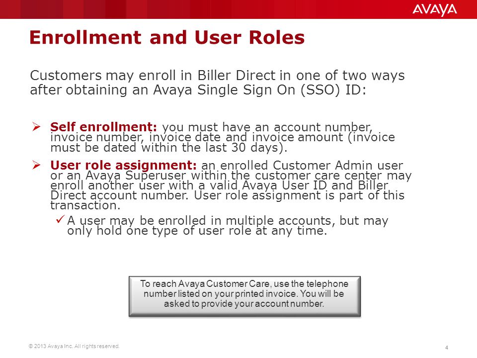 Enrollment and User Roles