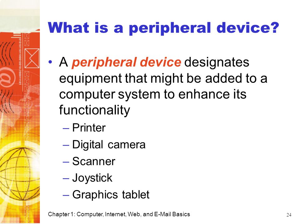 What is a peripheral device