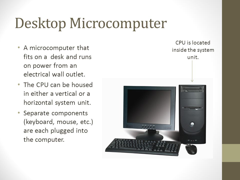 Desktop Microcomputer