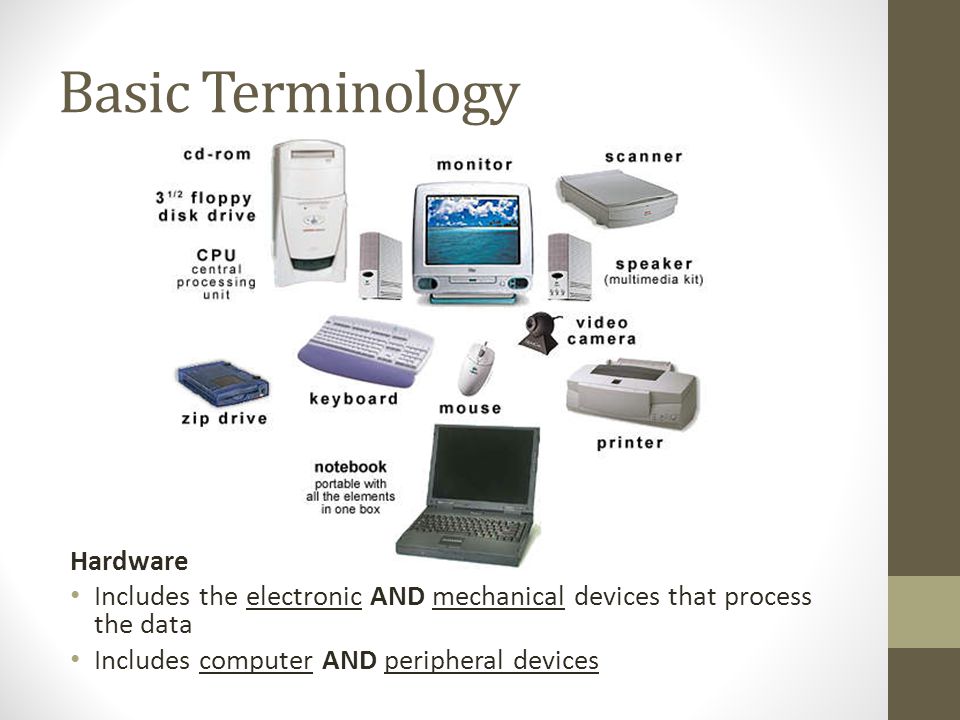 Basic Terminology Hardware