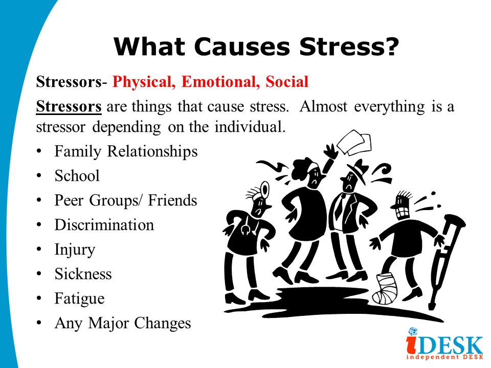 What Causes Stress Stressors- Physical, Emotional, Social