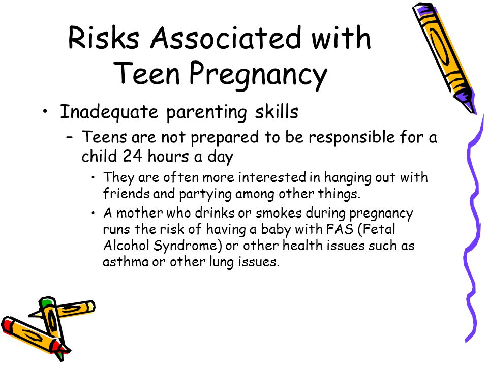 Risks Associated with Teen Pregnancy