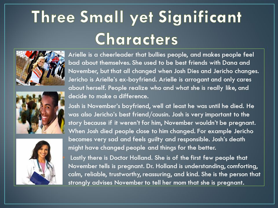 Three Small yet Significant Characters