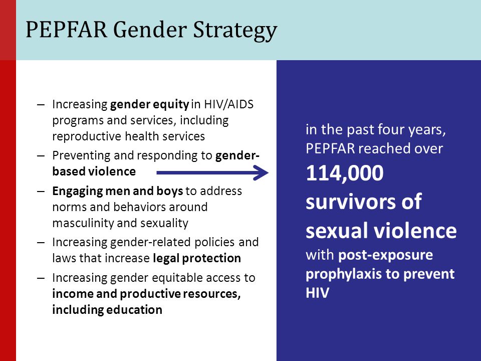 PEPFAR Gender Strategy