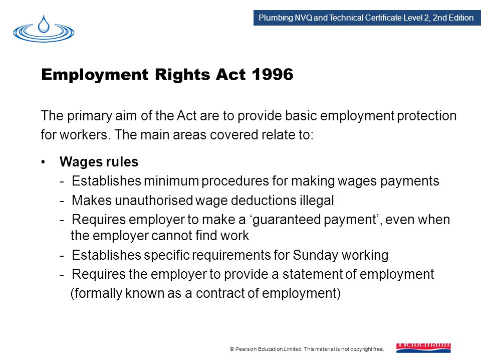 Chapter 14 Employment rights and responsibilities - ppt download