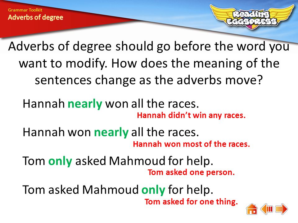 What Are Adverbs Of Degree Ppt Video Online Download