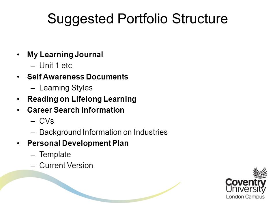 Suggested Portfolio Structure