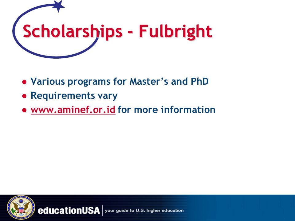 Scholarships - Fulbright