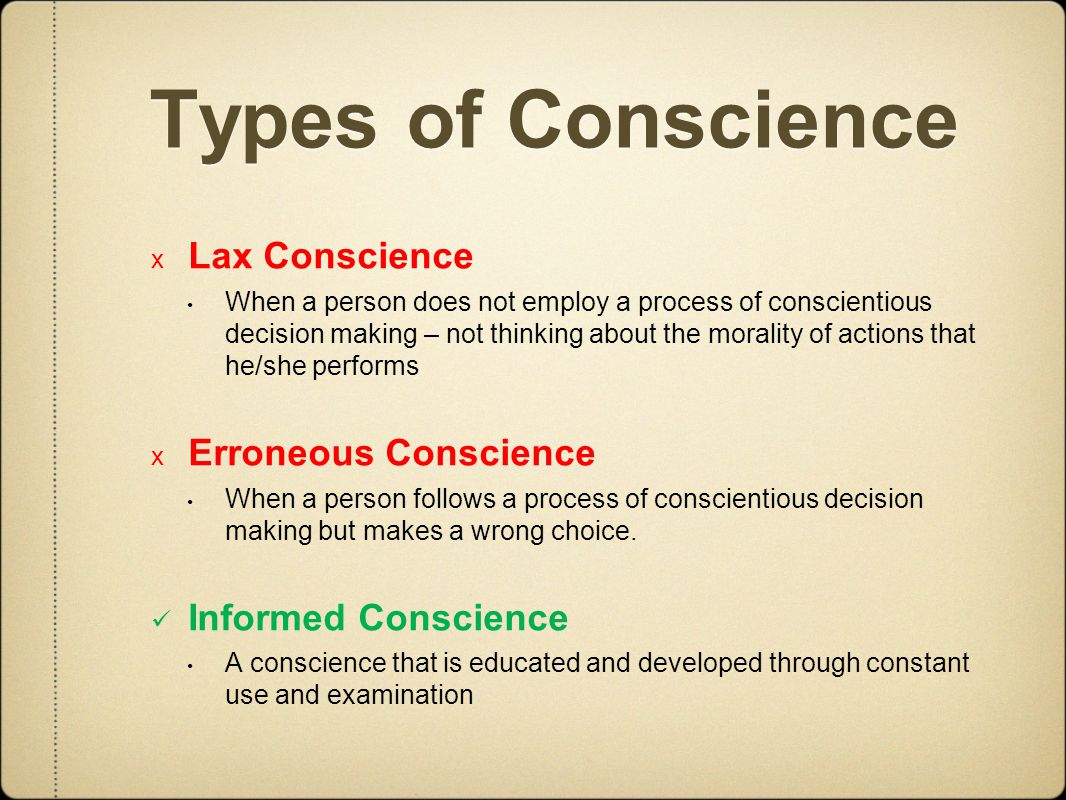 Conscience Christian Ed Ppt Video Online Download