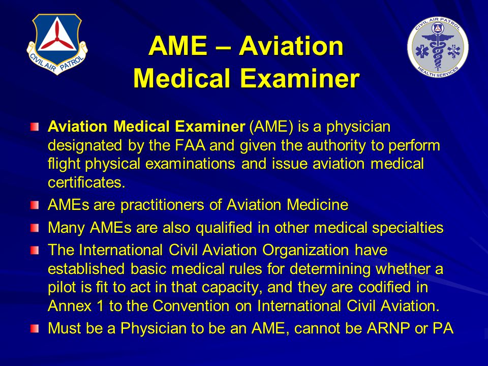 Ask the Aviation Medical Examiner - ppt download