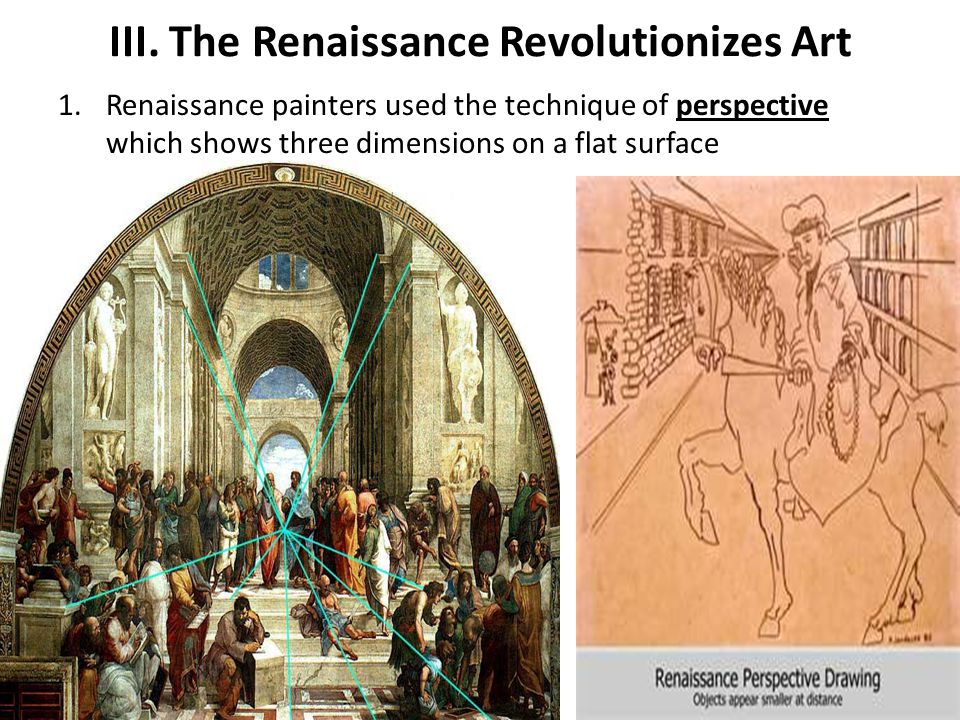 III. The Renaissance Revolutionizes Art