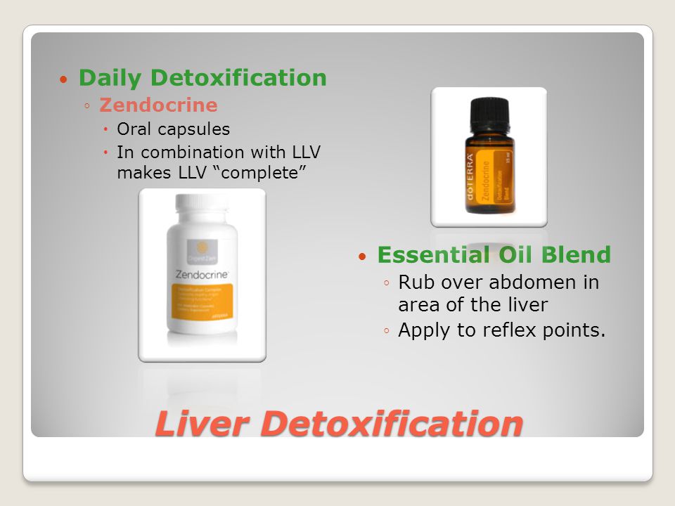 Liver Detoxification Daily Detoxification Essential Oil Blend