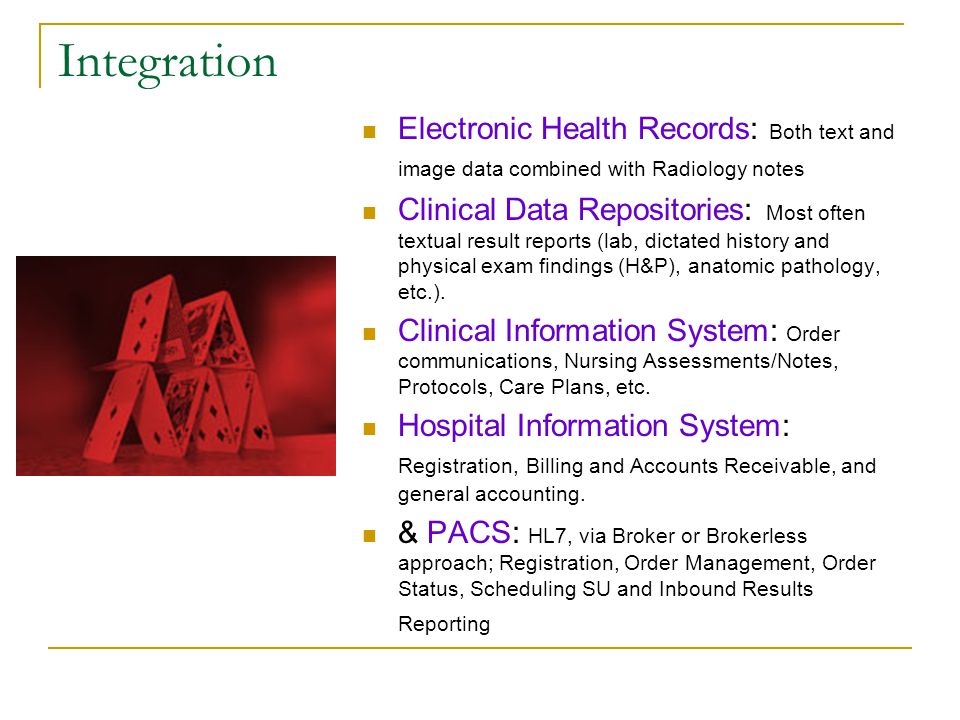 Common accounting system for pacs software