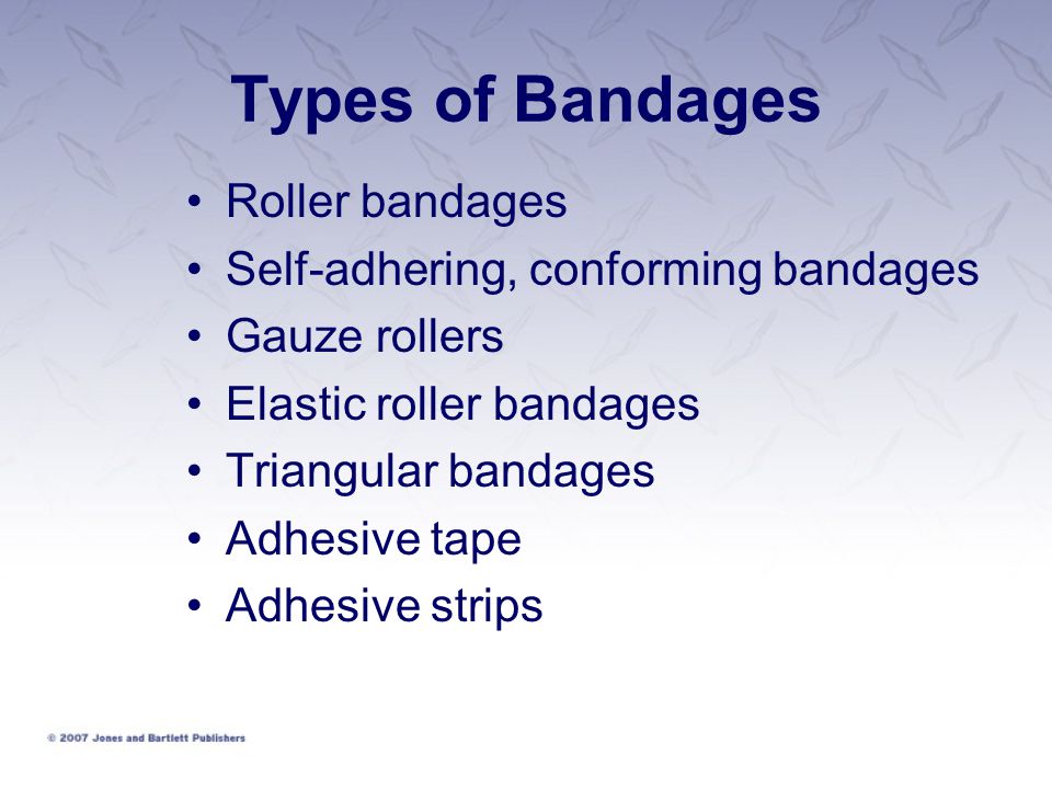 10 types of bandaging