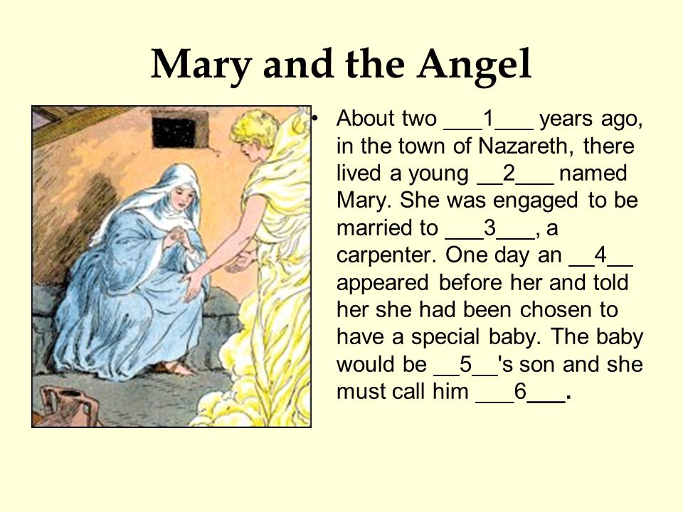 Mary and the Angel