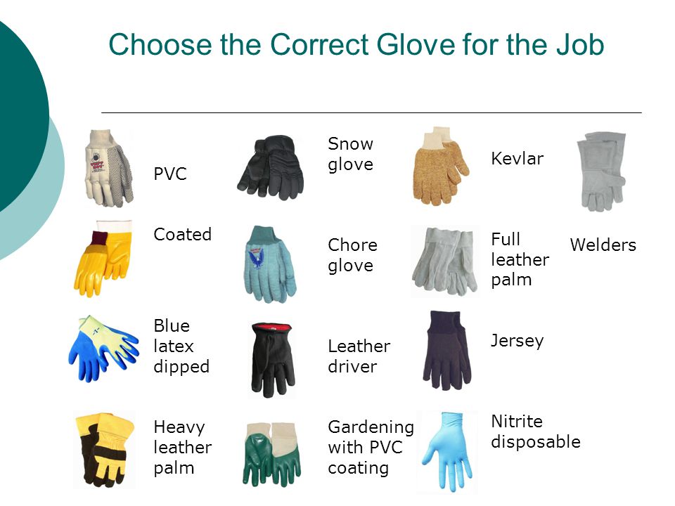 Choose the Correct Glove for the Job