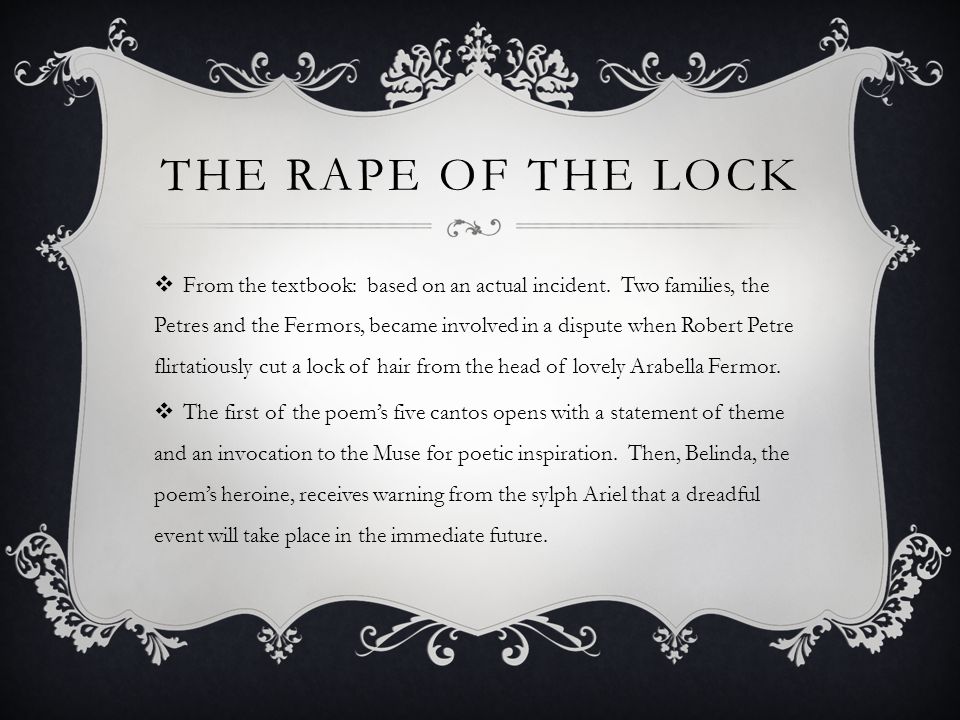 the rape of the lock text