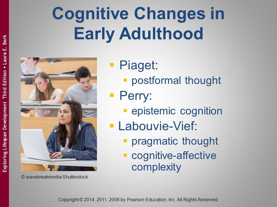 cognitive changes in early adulthood
