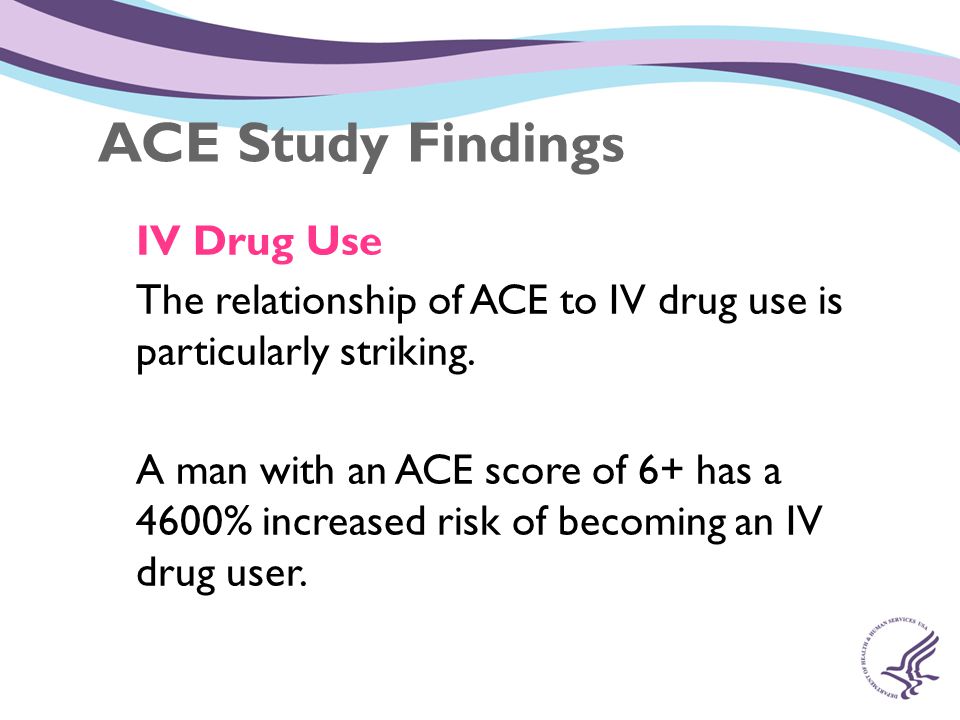 ACE Study Findings IV Drug Use