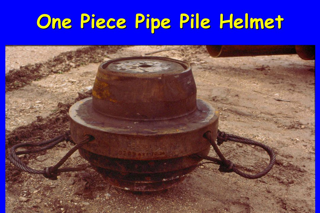 One Piece Pipe Pile Helmet