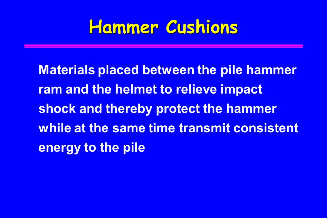 Hammer Cushions