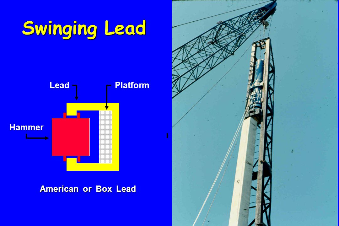 Swinging Lead Lead Platform Hammer American or Box Lead