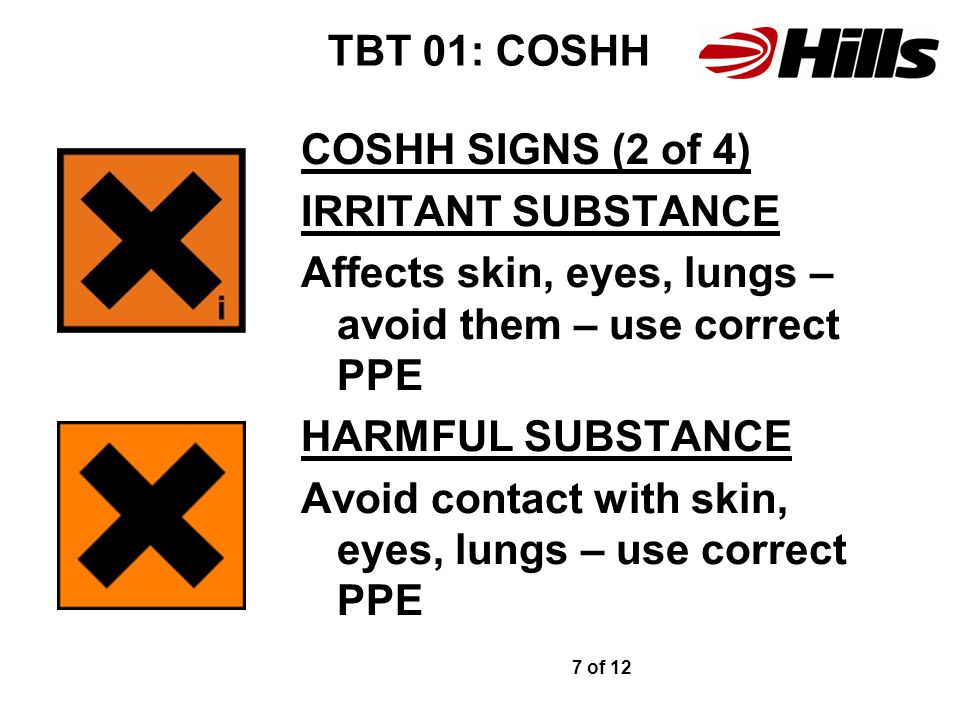 Affects skin, eyes, lungs – avoid them – use correct PPE