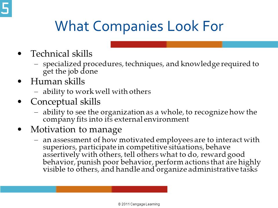 What Companies Look For