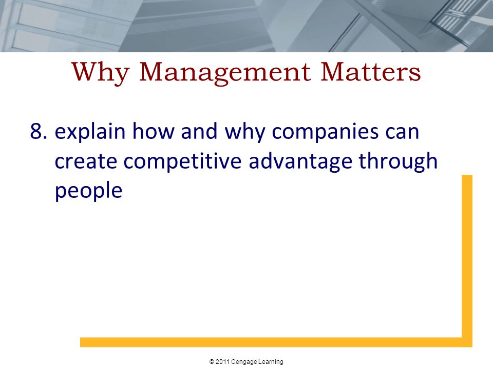 Why Management Matters