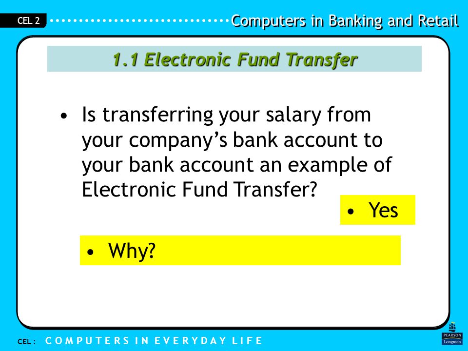 Computers in Banking and Retail - Part 1 Electronic Fund Transfer