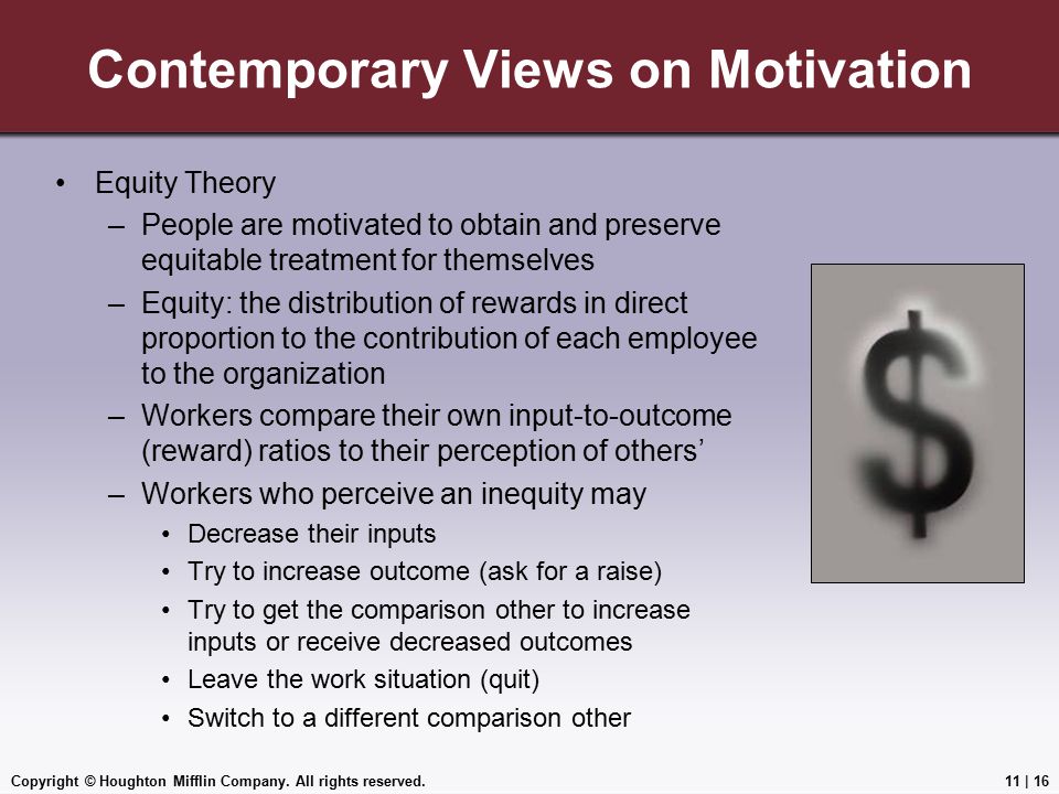 Contemporary Views on Motivation