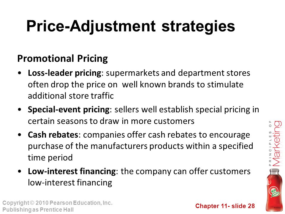 Price-Adjustment strategies
