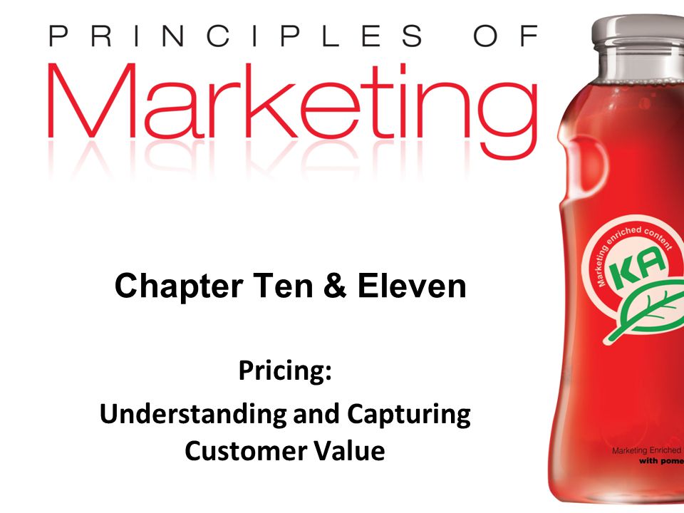 Pricing: Understanding and Capturing Customer Value