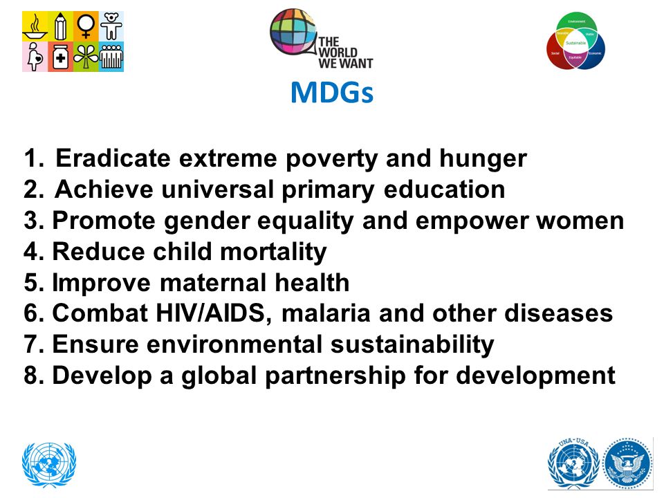 MDGs Eradicate extreme poverty and hunger