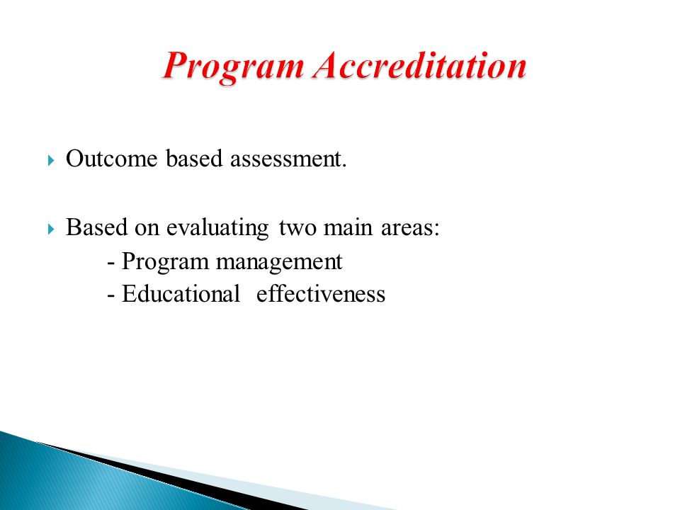 Program Accreditation