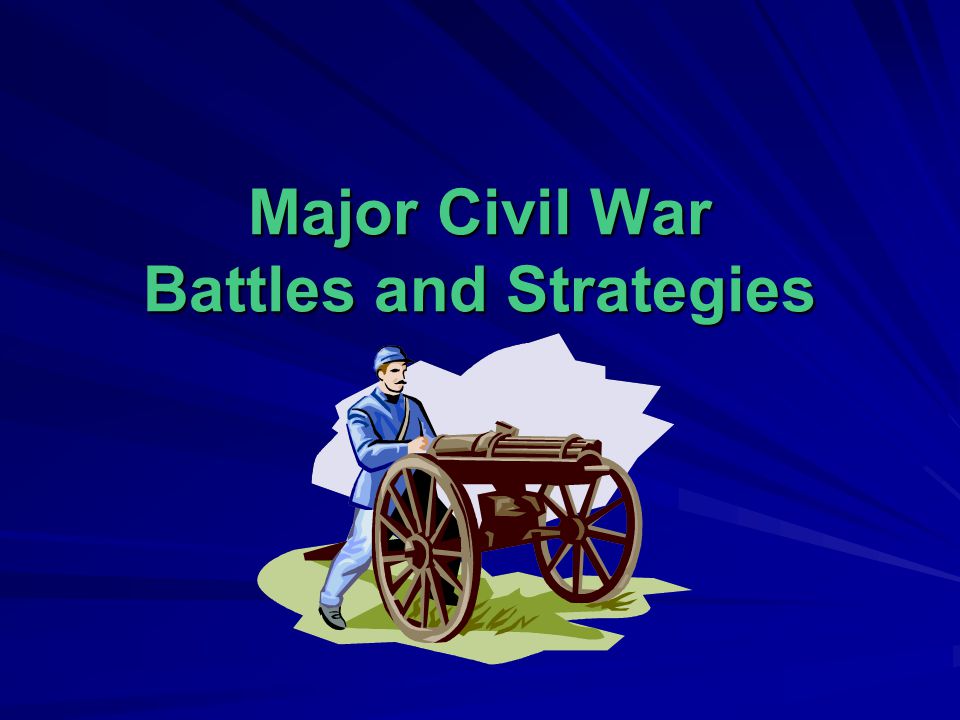 Major Civil War Battles and Strategies