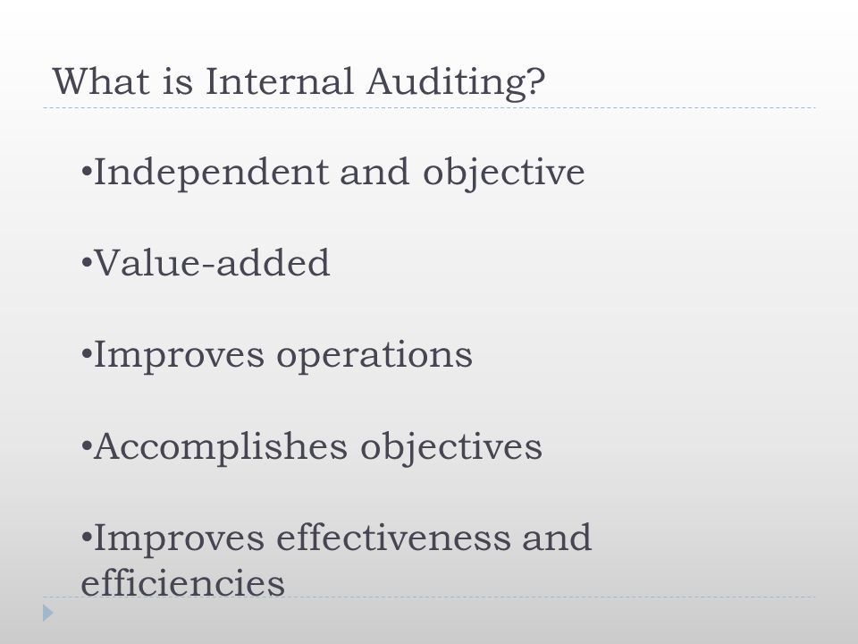What is Internal Auditing