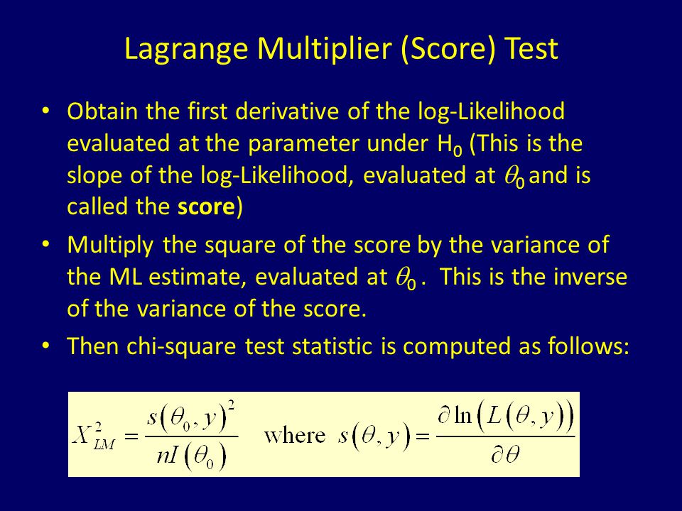 Lagrange Multiplier - Statistics How To