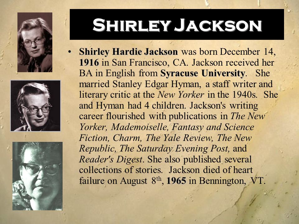shirley jackson the lottery criticism