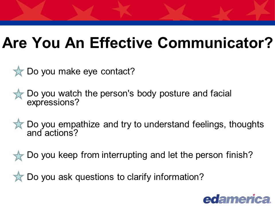 Are You An Effective Communicator