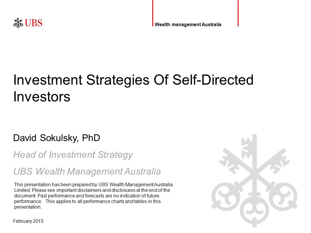 Introduction Self–directed investors are becoming increasingly sophisticated in terms of how they invest and what they demand of service providers.